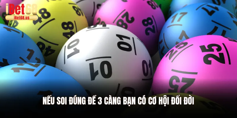 Bí Quyết Soi Dàn Đề 3 Càng Ibet68 Trúng Lớn Mỗi Ngày 1 Nếu soi đúng đề 3 càng bạn có cơ hội đổi đời